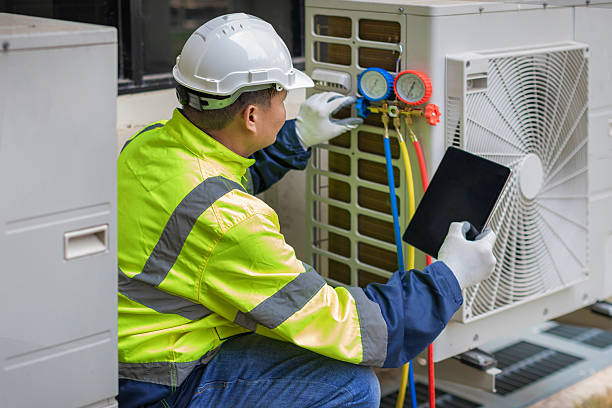 Professional Hvac Maintenance technician working in Woodland Hills, UT